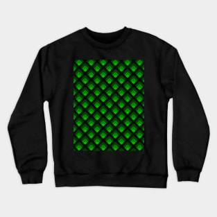 Abstract green stripes Crewneck Sweatshirt